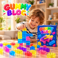 Set 40 Piese de Construcție Moi și Flexibile pentru Copii – Joacă Silențioasă