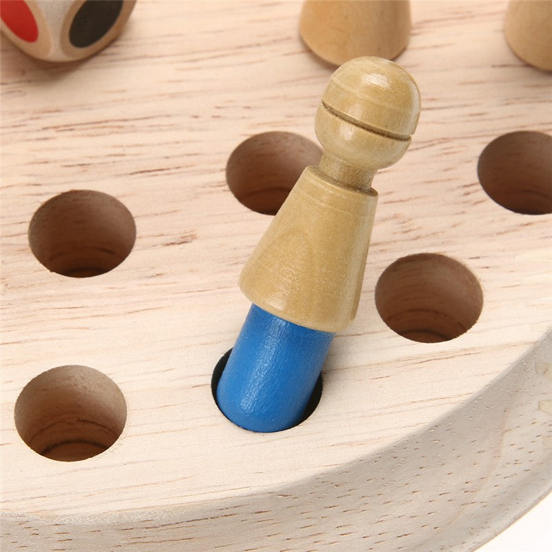 Joc de Memorie din Lemn pentru Toată Familia tip Montessori