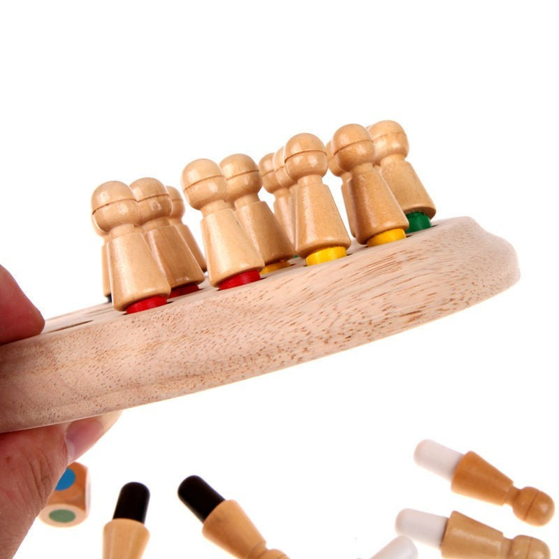 Joc de Memorie din Lemn pentru Toată Familia tip Montessori